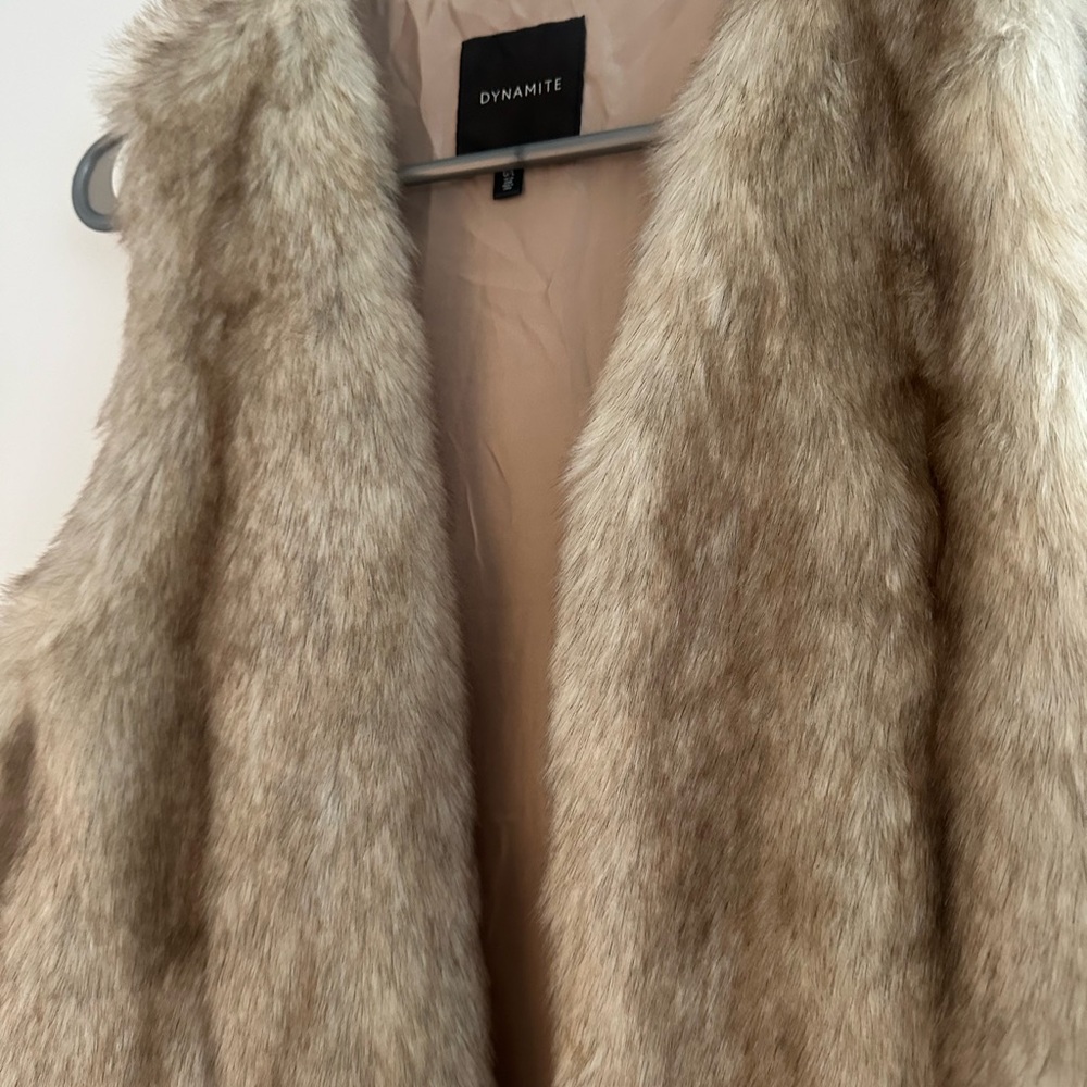 Dynamite Women's Teddy Jacket - Cream